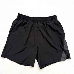 Al1ve Black Qwick-Dry Athletic Shorts Men’s Medium 6.5” Inseam